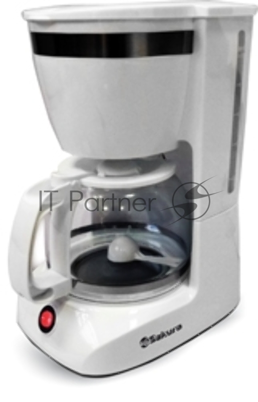 Кофеварка Sakura SA-6109W 1,25л кап