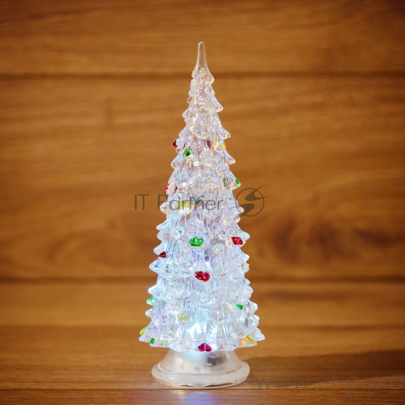 Новогодние светоукрашения Фигура светодиодная Елочка, 20 см, RGB 513-023