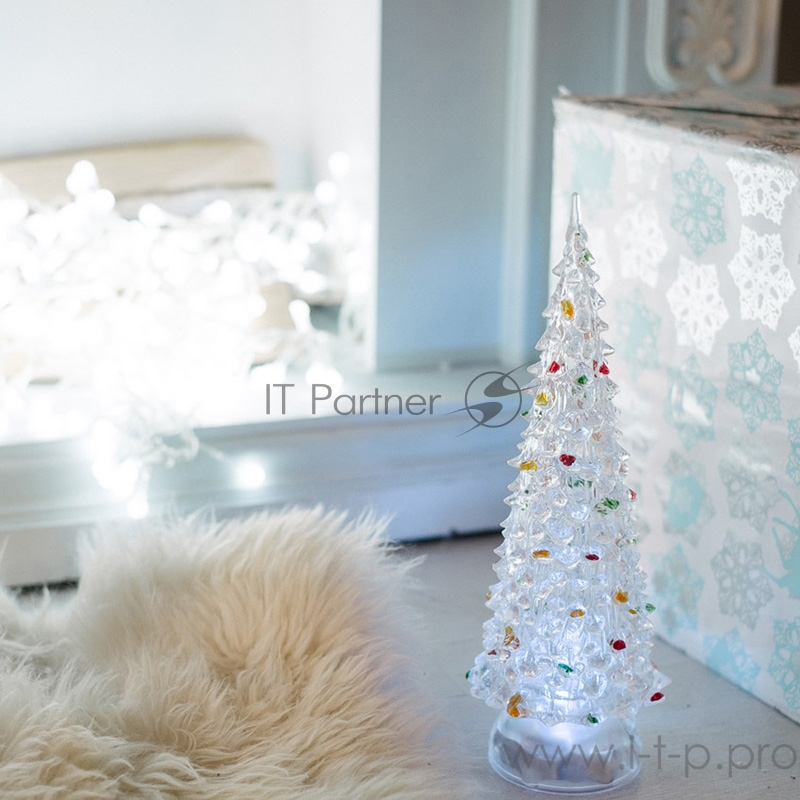 Новогодние светоукрашения Фигура светодиодная Елочка, 20 см, RGB 513-023