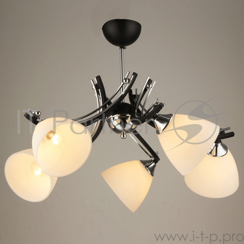 Светильник Hiper Люстра HIPER H131-5 5E2760Вт BLACK/CHROME
