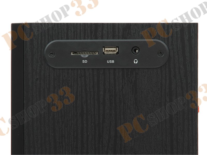 Акустическая система стерео Sven SPS-721, 2x25Вт, с MP3 плеером, черный (Bluetooth)