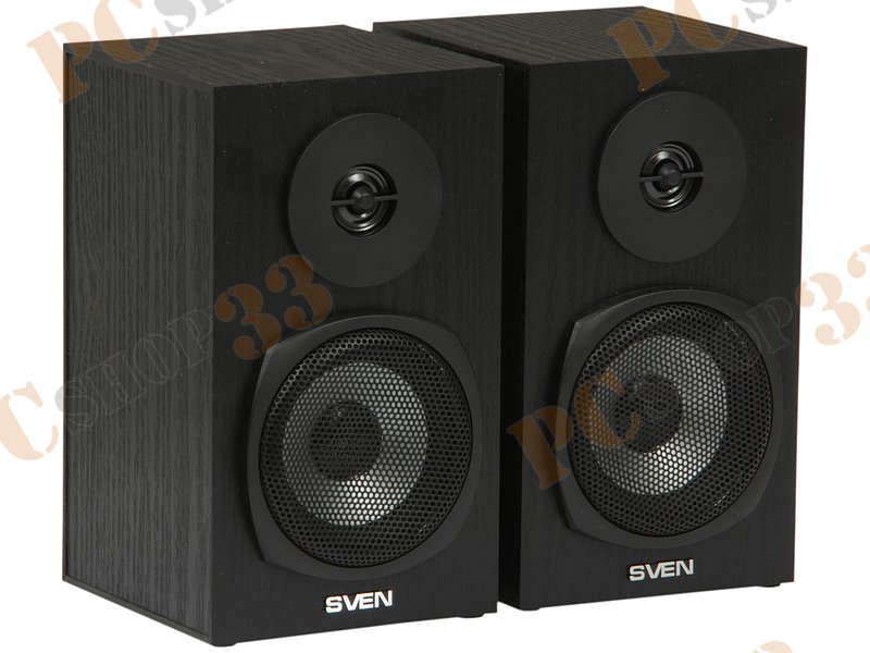 Акустическая система стерео Sven SPS-575, 2x3Вт, портативная, черный