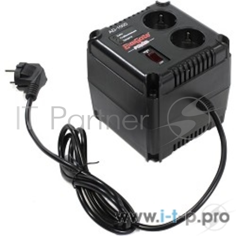 Сетевой фильтр Exegate EP259012RUS Стабилизатор Exegate Power AD-1000 (диапазон 160...260В, 2 розетки )