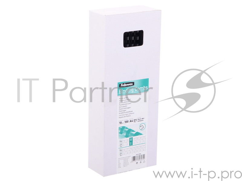 Расходные материалы Fellowes Пружина пластиковая FS-53461 (10 мм, черный, 100 шт.)