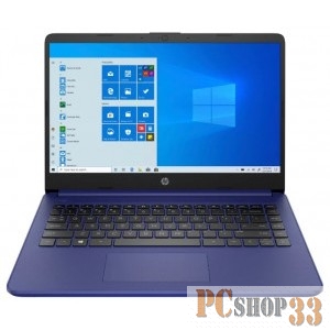 Ноутбук HP14 14s-fq0031ur 14 FHD, AMD R3-3250U, 8Gb, 256Gb SSD, no ODD, Win10, фиолетовый