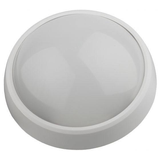 ЭРА Светильники ЖКХ ЭРА Б0017329 SPB-1-12-MWS (W) Светильник светодиодный ЖКХ IP54 12Вт 4000К 960лм круг 220х98 БЕЛ с датчиком движ.