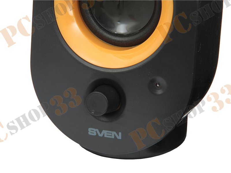 Акустическая система стерео Sven 316, 2x2Вт, портативная, черный