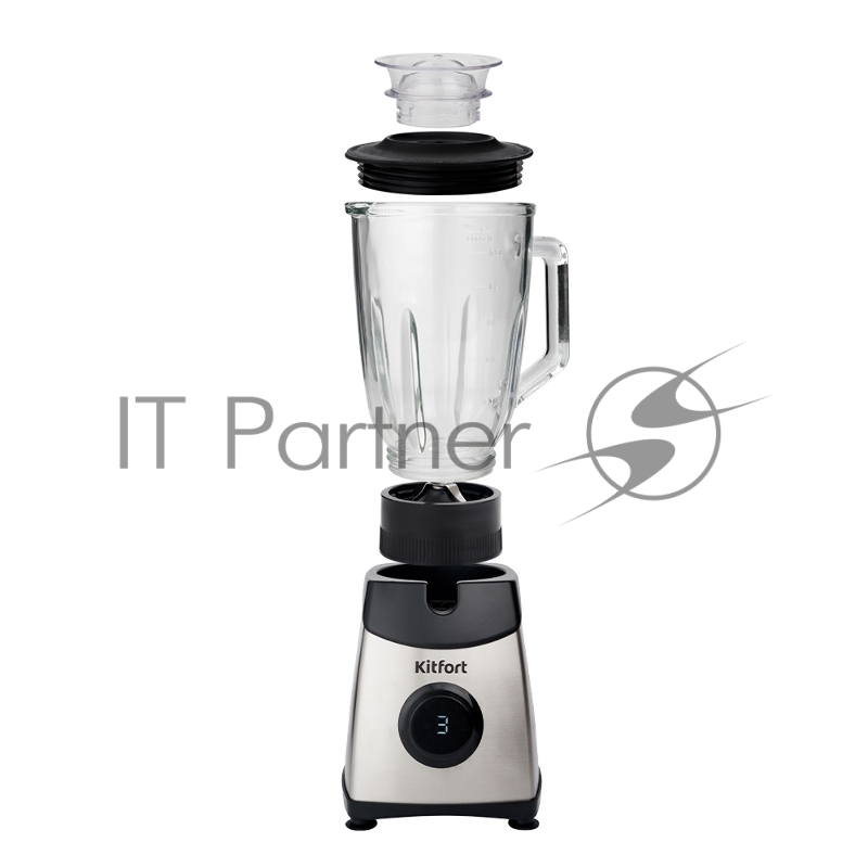 Блендер стационарный Kitfort KT-1394 550Вт серебристый
