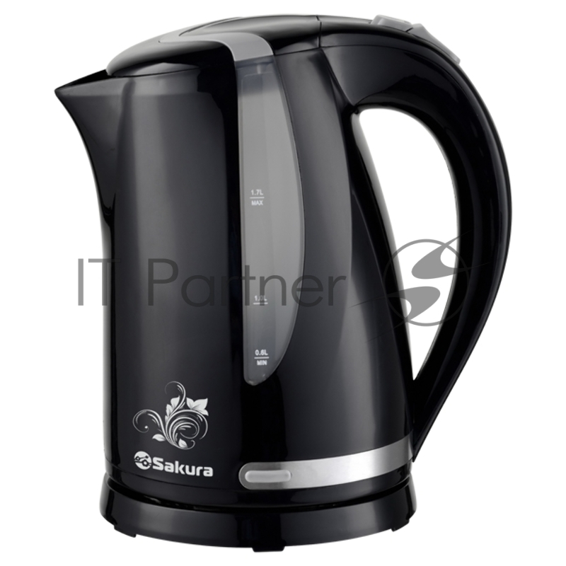 Чайник электрический Sakura SA-2318BKG (1.7) черн/сер д