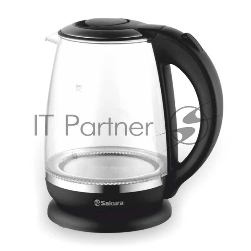 Чайник электрический Sakura SA-2719BK (2.0) стекл подсв