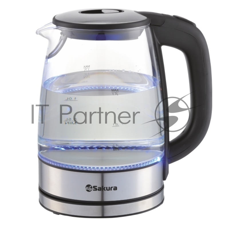 Чайник электрический Sakura SA-2725BK (1.7) стекл подсв