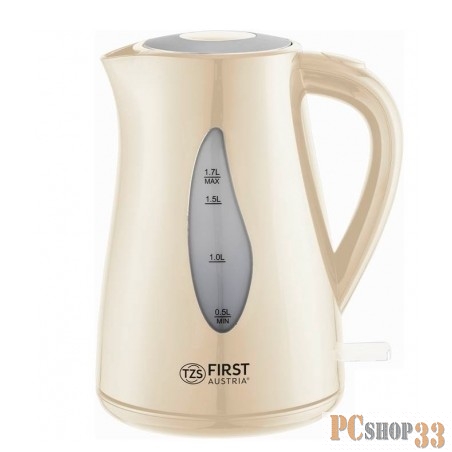 Чайник FIRST FA-5417-6-CR Максимальный объем 1.7 л.Мощность 2200 Вт.Корпус из термостойкого пластика