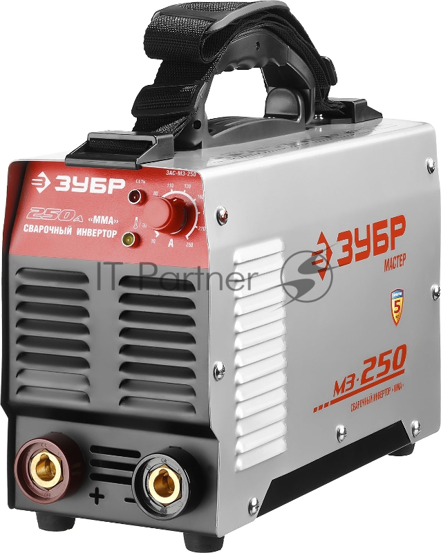 Инвертор ЗУБР МАСТЕР ЗАС-М3-250 220В 250А MMA IGBT 6кг