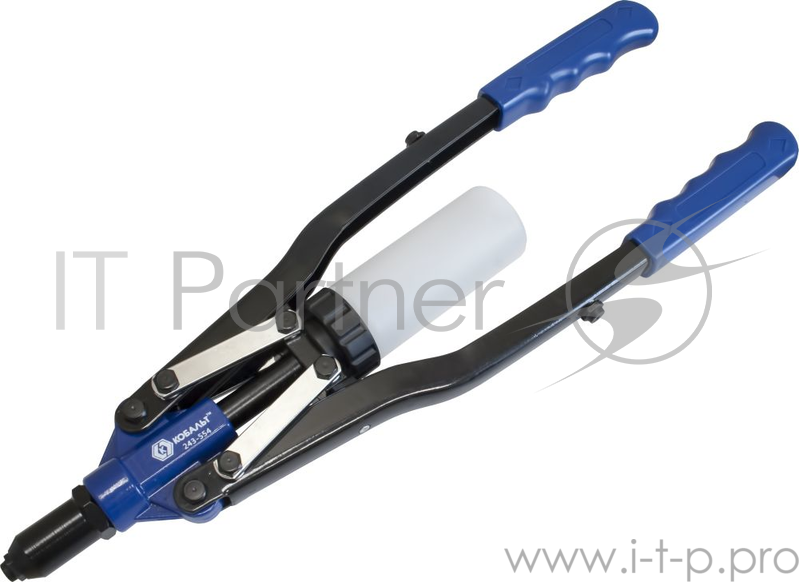 Заклепочник КОБАЛЬТ 243-554 усилен.двуручный 460мм заклеп.2.4-3.2-4.0-4.8-6.4мм