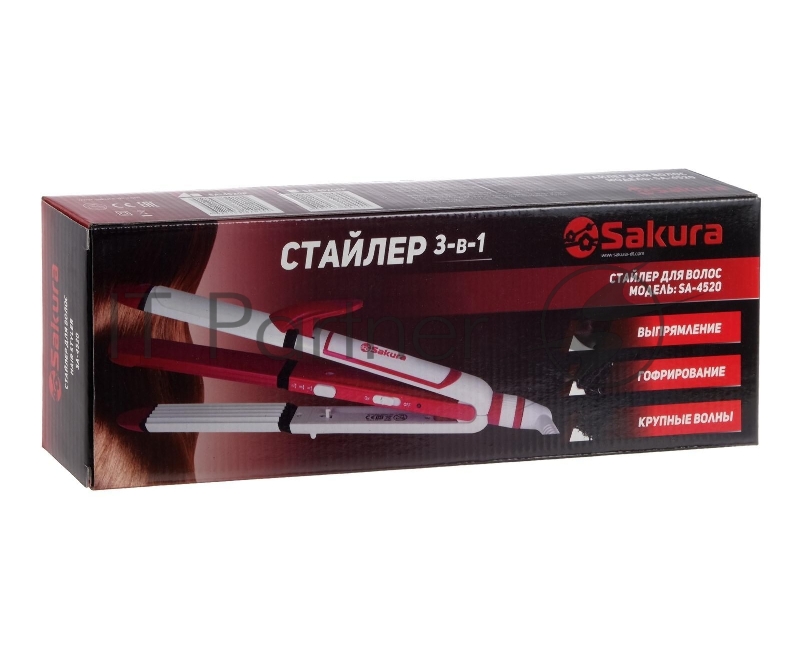 Стайлер 3-в-1 Sakura SA-4520BP 45Вт керам