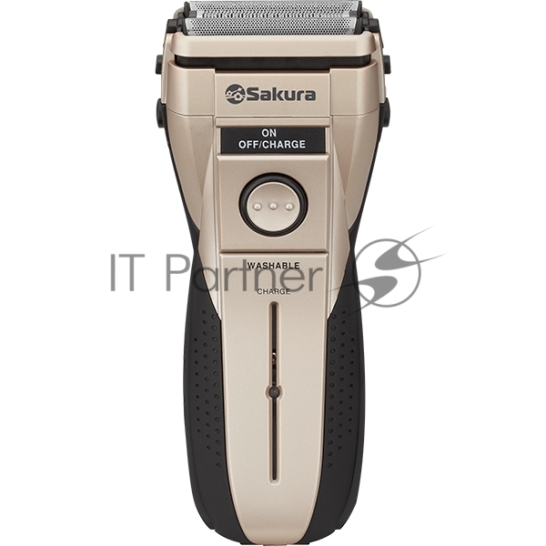 Бритва электрическая Sakura SA-5407G 3 подвиж.сетки влажн.бритьё триммер аккум