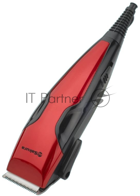Машинка для стрижки Sakura SA-5103R Premium 4нас, керам.нож, красн