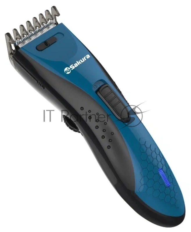 Машинка для стрижки Sakura SA-5175BL-U аккум 3-18 мм Soft Touch USB