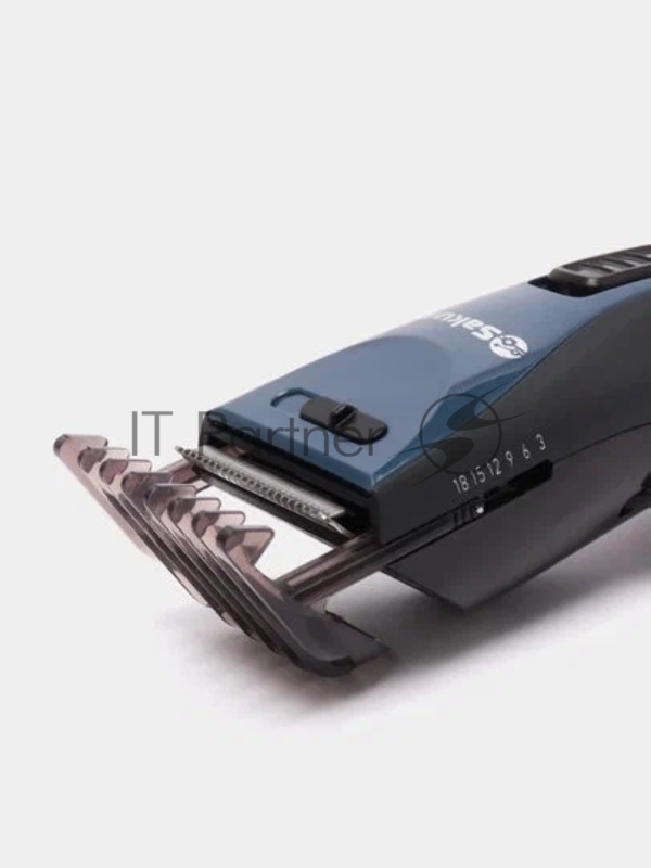 Машинка для стрижки Sakura SA-5175BL-U аккум 3-18 мм Soft Touch USB