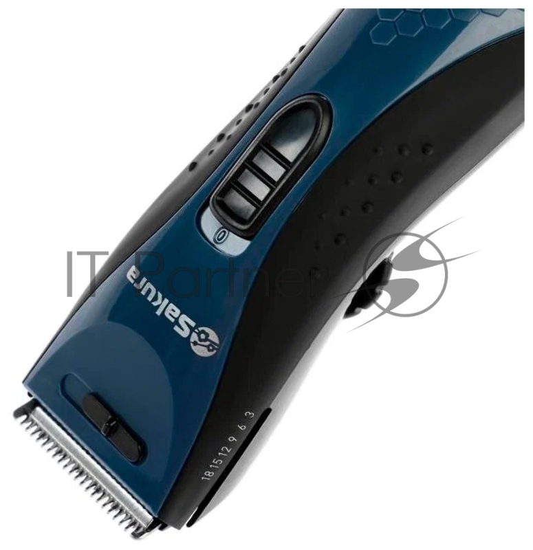 Машинка для стрижки Sakura SA-5175BL-U аккум 3-18 мм Soft Touch USB