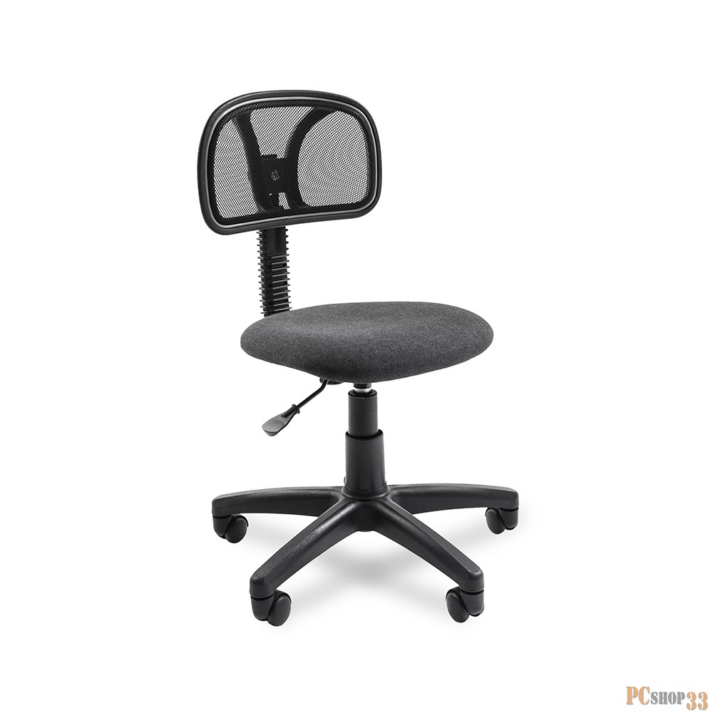 Офисное кресло Chairman 250 серое (ткань серии C, сетка, пластик, газпатрон 3 кл, ролики)