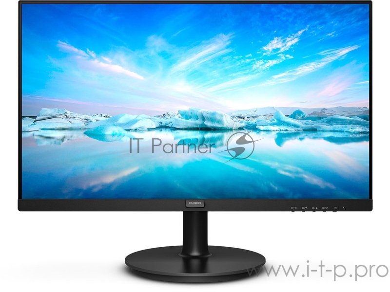 МОНИТОР 23.8 PHILIPS 241V8L/00 Black (VA, 1920x1080, 75Hz, 4 ms, 178°/178°, 250 cd/m, 3000:1, +HDMI)