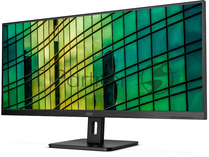 МОНИТОР 34 AOC Q34E2A Black (IPS, 2560x1080, 75Hz, 4 ms, 178°/178°, 300 cd/m, 50M:1, +2xHDMI 1.4, +DisplayPort 1.2, +MM