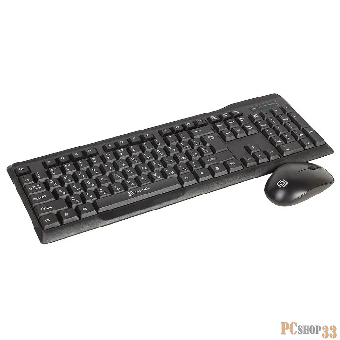Клавиатура Oklick 230M Black USB 412900 Клавиатура + мышь, беспроводные