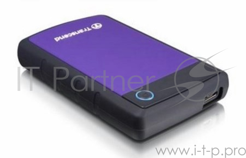 Внешний жесткий диск 2ТБ 2.5 Transcend StoreJet 25H3 TS2TSJ25H3B, серо-синий (USB3.0)