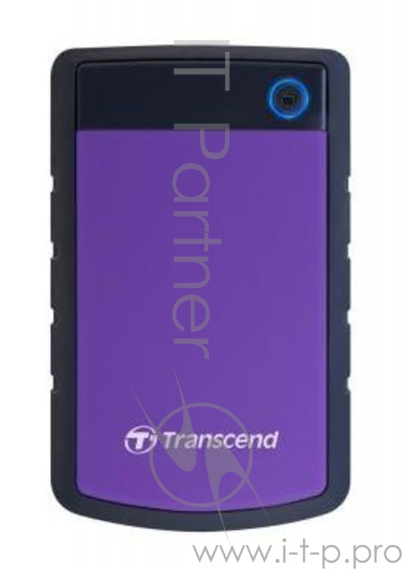 Внешний жесткий диск 2ТБ 2.5 Transcend StoreJet 25H3 TS2TSJ25H3B, серо-синий (USB3.0)