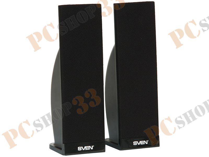 Акустическая система стерео Sven 230 2x2Вт, черный
