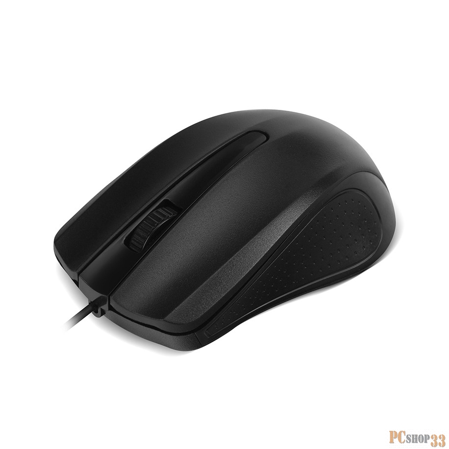 Мышь проводная CBR CM 103 Black, , оптическая, USB, 1000 dpi, 3 кнопки и колесо прокрутки, ABS-пластик, длина кабеля 1,5 м, цвет чёрный