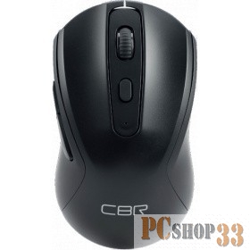 Мышь беспроводная CBR CM 522 Black, , оптическая, 2,4 ГГц, 800/1200/1600 dpi, 6 кнопок и колесо прокрутки, технология бесшумный клик, ABS-пластик, цвет чёрный