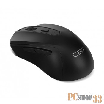 Мышь беспроводная CBR CM 522 Black, , оптическая, 2,4 ГГц, 800/1200/1600 dpi, 6 кнопок и колесо прокрутки, технология бесшумный клик, ABS-пластик, цвет чёрный