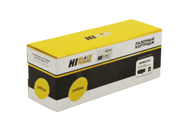 Тонер-картридж Hi-Black (106R02762) для Xerox Phaser 6020/6022/ WC 6025/6027, Y, 1K