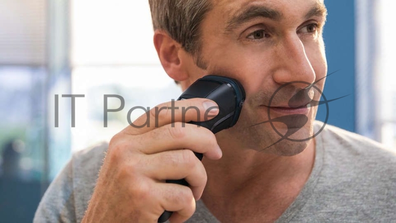 Бритва роторная Philips S3134/51 реж.эл.:3 питан.:аккум. черный