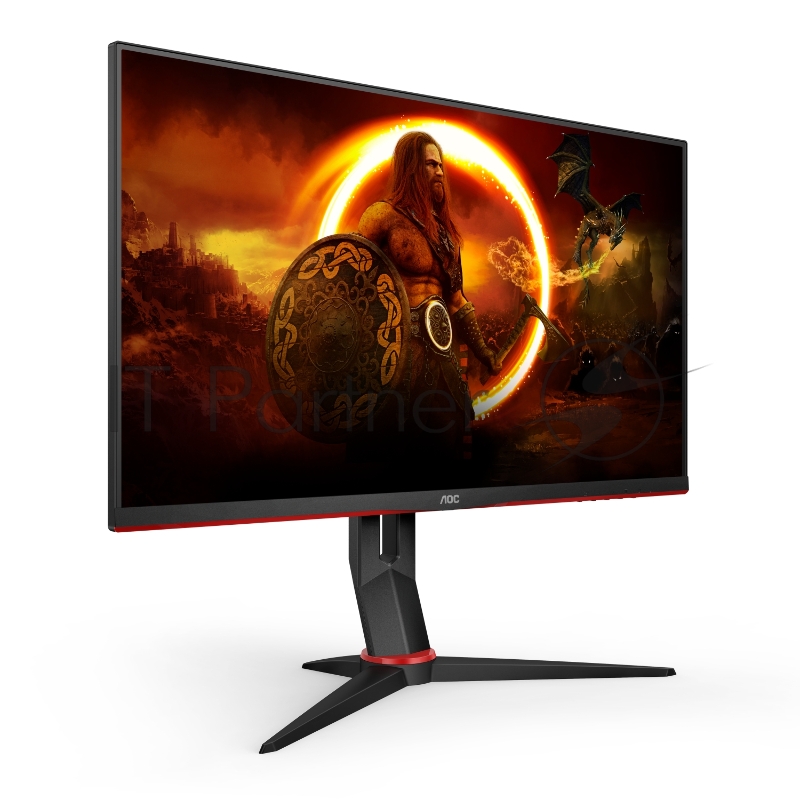МОНИТОР 27 AOC 27G2U Black-Red с поворотом экрана (IPS, 1920x1080, 144Hz, 1 ms, 178°/178°, 250 cd/m, 80M:1, +2xHDMI 1.4