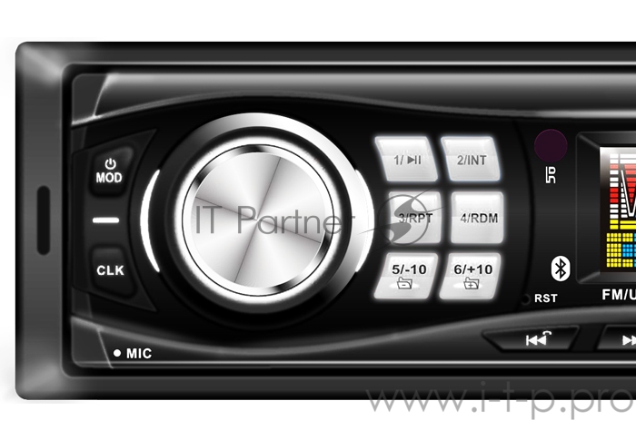 Автомагнитола Centek СТ-8113 <4х50 Вт> BLUETOOTH, ПУЛЬТ, SD/MMC/USB, MP3, цветной LED