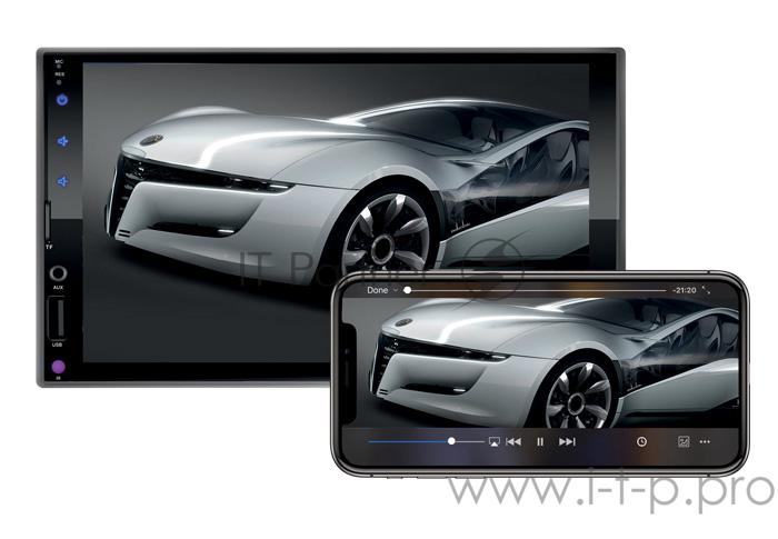 Автомагнитола Centek СТ-8121 <2 DIN> дисплей 7`, WinCE, Full touch ёмкостный, Mirror link, USB 2.0