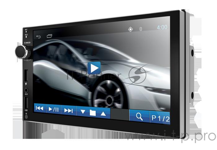Автомагнитола Centek СТ-8123 <2 DIN> Bluetooth, дисплей 7`, WinCE, Full touch ёмкостный, Mirror link