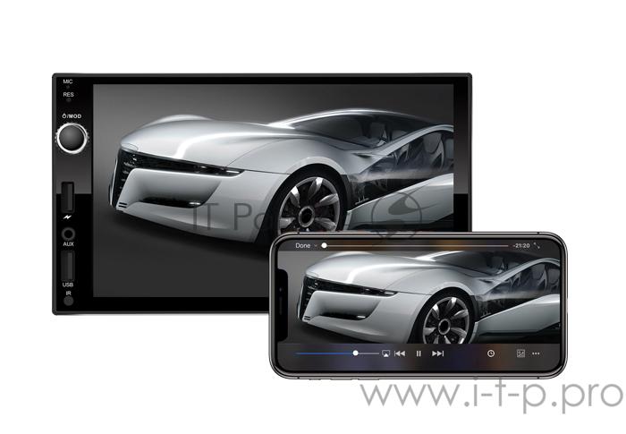 Автомагнитола Centek СТ-8123 <2 DIN> Bluetooth, дисплей 7`, WinCE, Full touch ёмкостный, Mirror link