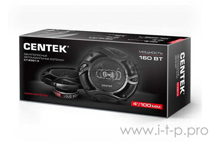 Автоколонки Centek CT-8301-4 4(10x10см) 160 Вт, 2 полосы, частота 105-20000 Гц