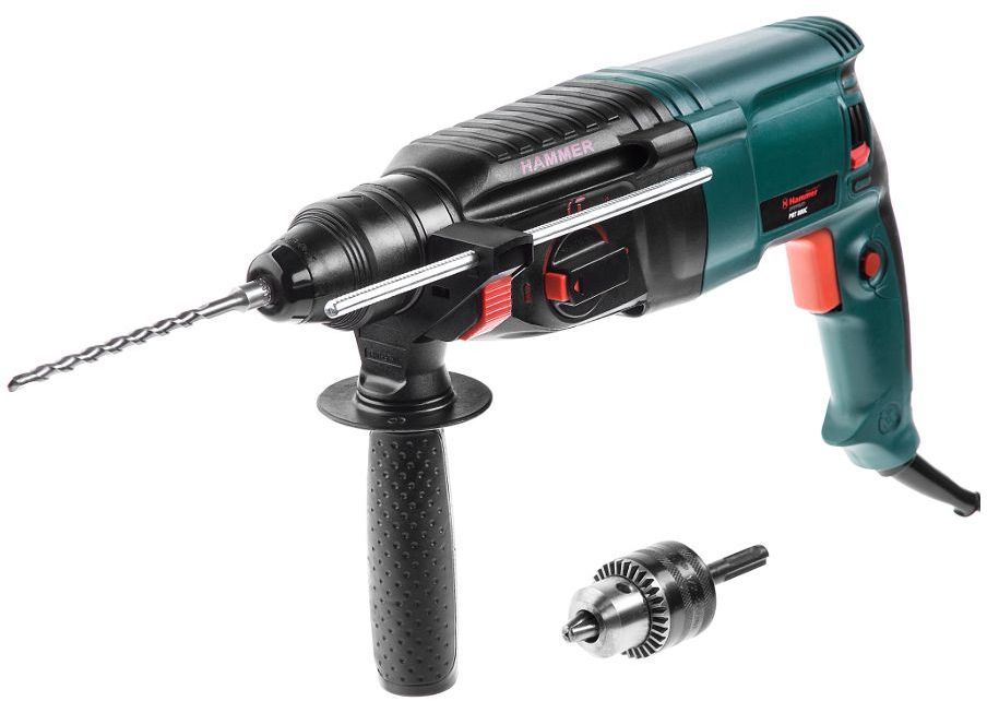 Перфоратор HAMMER PRT800CE PREMIUM 137-004 Перфоратор 406343 {800Вт SDS+ 26мм 0-1150об/мин 3.0Дж 3 режима кейс}