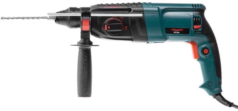 Перфоратор HAMMER PRT800CE PREMIUM 137-004 Перфоратор 406343 {800Вт SDS+ 26мм 0-1150об/мин 3.0Дж 3 режима кейс}