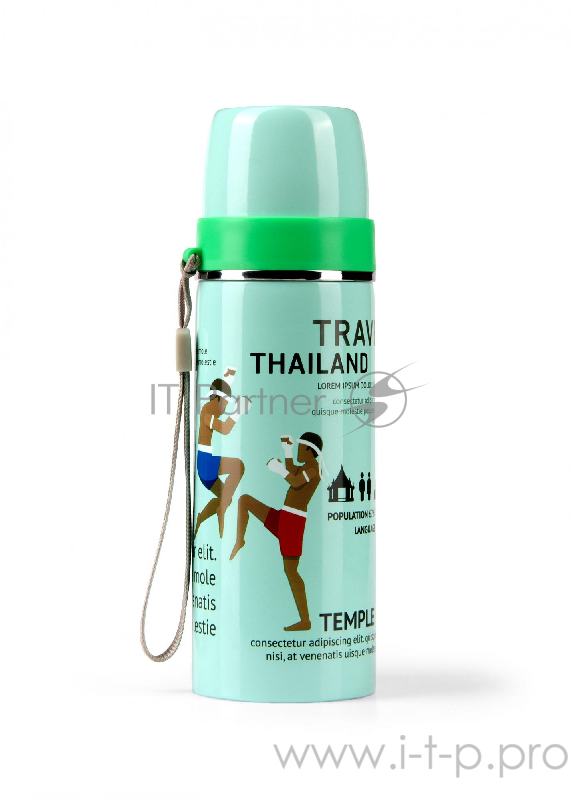 Термос BAROUGE TRAVEL THAILAND А-1 зеленый 350 мл, нержавеющая сталь