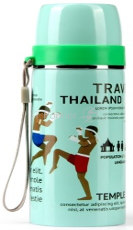 Термос BAROUGE TRAVEL THAILAND А-1 зеленый 350 мл, нержавеющая сталь