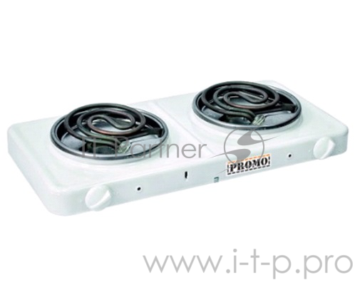 Плитка электрическая PROMO PR-EC2202, белая, 2 конф