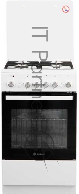 Комбинированная плита De Luxe 5040.40гэ(кр)чр белый