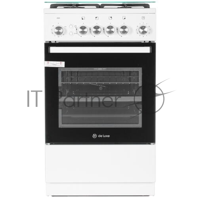 Плита газовая De Luxe 5040.40г(кр)чр белый