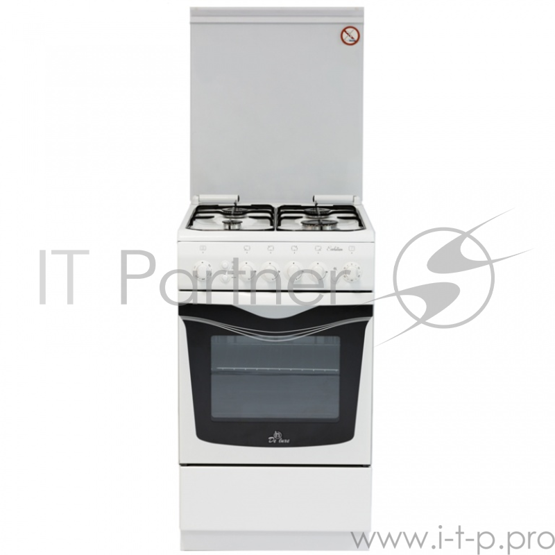 Газовая плита De Luxe 506040.01г чр белый